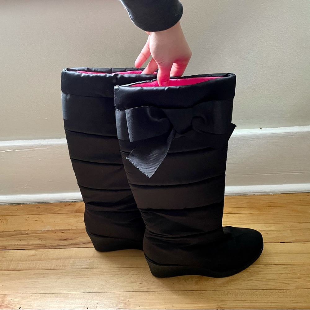 Kate Spade Puffy Wedge Boots